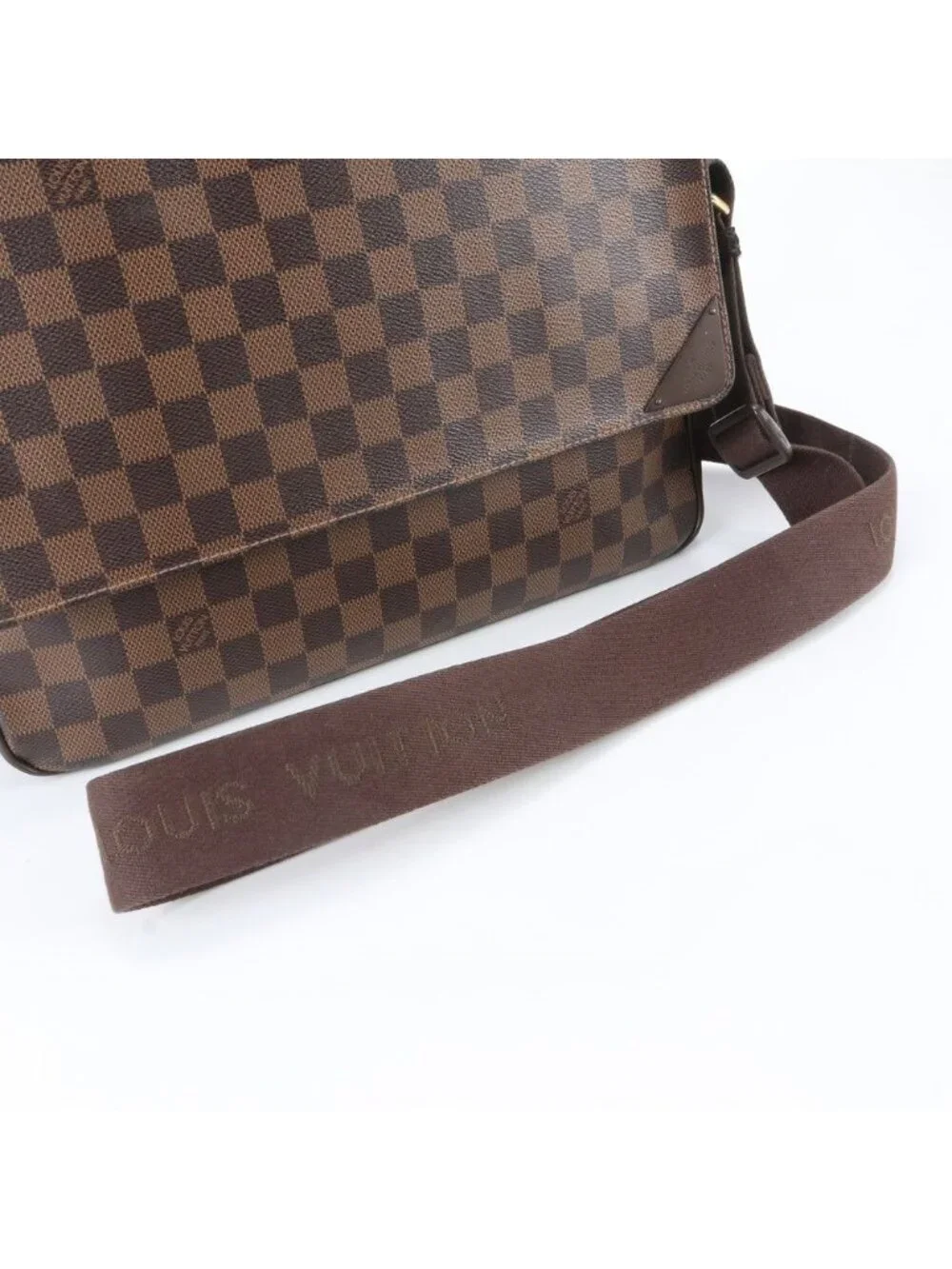 Louis Vuitton Damier Shelton Leather Shoulder Bag Crossbody Business